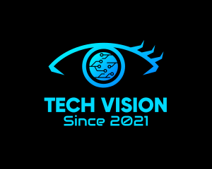 Circuit Tech Eye logo design