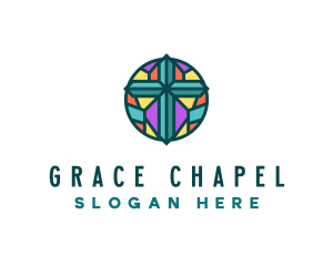 Christianity Worship Cross logo design