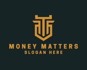 Finance Consulting Pillar logo design