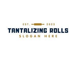 Homemade Rolling Pin Bakeshop logo design