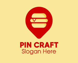 Burger Location Pin logo