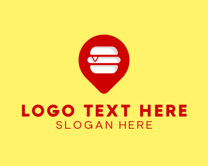 Burger Location Pin logo