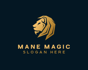 Lion Animal Mane logo