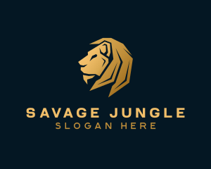 Lion Animal Mane logo design