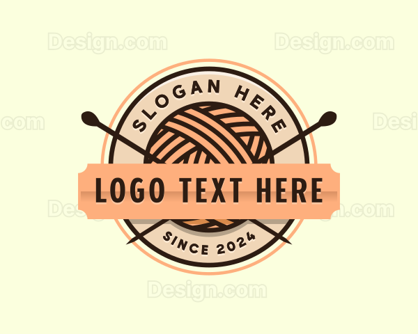 Knitting Yarn Crochet Logo