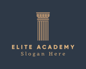 Elegant Legal Column logo