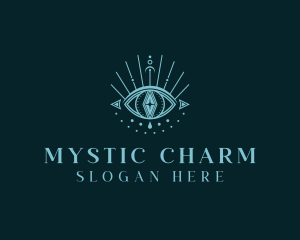 Mystical Tarot Eye logo design