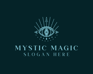 Mystical Tarot Eye logo design