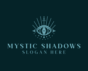 Mystical Tarot Eye logo design