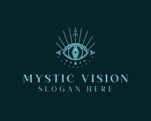 Mystical Tarot Eye logo design