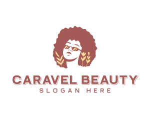 Floral Beauty Hairstyle logo design