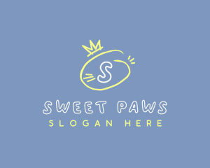 Doodle Cute Handwriting logo design