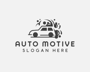 Vehicle Car Cleaning  logo design