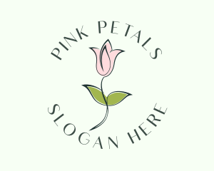 Pink Beauty Flower logo design