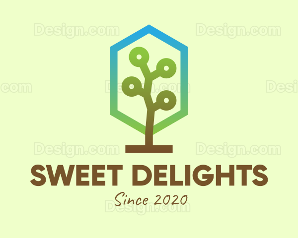 Forest Tree Plant Logo