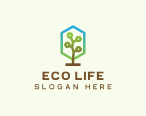 Forest Tree Plant  logo design