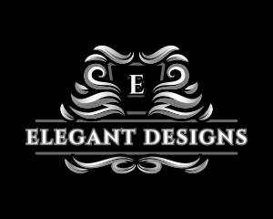 Crest Luxury Ornament logo design