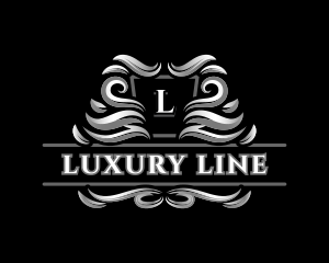 Crest Luxury Ornament logo design