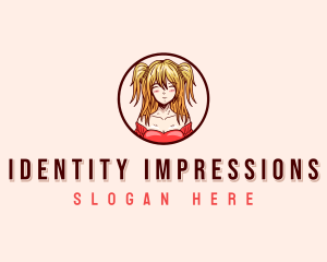 Cosplayer Anime Character logo