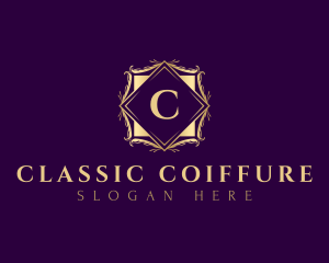 Elegant Classic Floral logo design