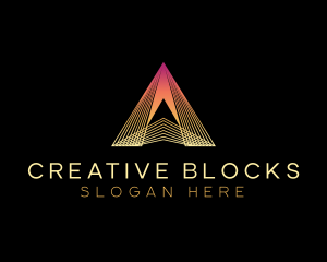 Creative Agency Pyramid logo design