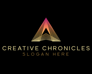 Creative Agency Pyramid logo design