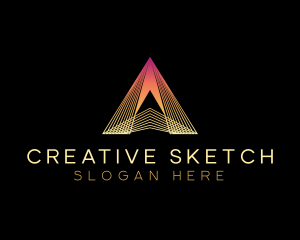 Creative Agency Pyramid logo design