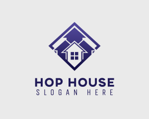 Real Estate House Property logo design