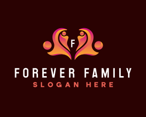 Heart Family Support logo design