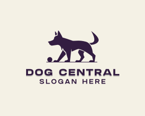 Pet Dog Walker logo design