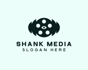 Media Film Reel logo design