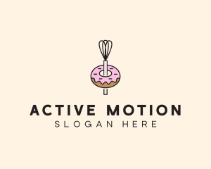 Donut Dessert Kitchenware logo design