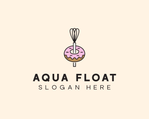 Donut Dessert Kitchenware logo design