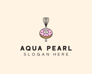 Donut Dessert Kitchenware logo design