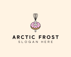 Donut Dessert Kitchenware logo design