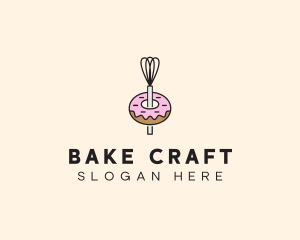 Donut Dessert Kitchenware logo design