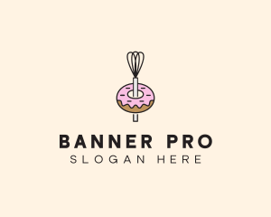 Donut Dessert Kitchenware logo design