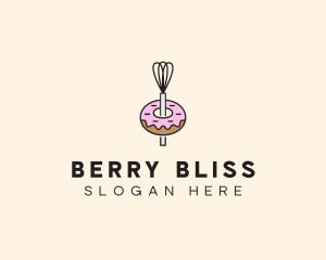 Donut Dessert Kitchenware logo design