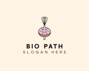 Donut Dessert Kitchenware logo design