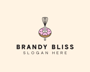 Donut Dessert Kitchenware logo design