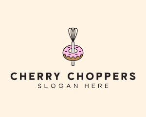 Donut Dessert Kitchenware logo design