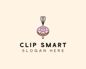 Donut Dessert Kitchenware logo design