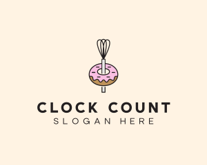 Donut Dessert Kitchenware logo design