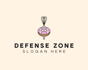 Donut Dessert Kitchenware logo design