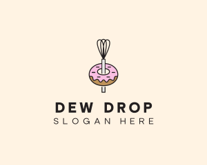 Donut Dessert Kitchenware logo design