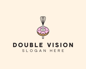 Donut Dessert Kitchenware logo design