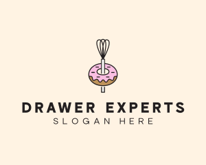 Donut Dessert Kitchenware logo design