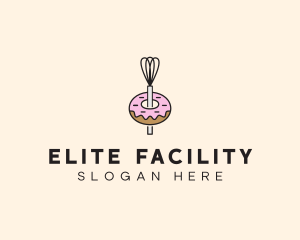 Donut Dessert Kitchenware logo design