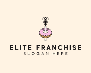 Donut Dessert Kitchenware logo design