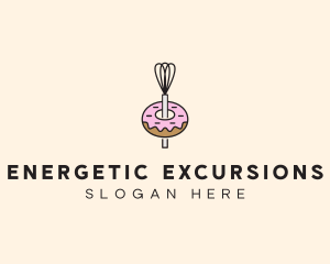 Donut Dessert Kitchenware logo design